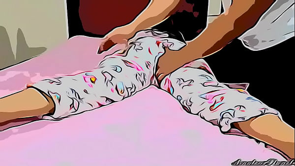 Tio Se Aprovecha De Su Sobrina Cuando esta Sola Haciendole Masaje en su Cuerpo de Adolecente Parte 1 – Cartoon